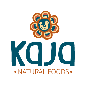 Kaja Natural Foods logo by Ontogeny Advertising and Design